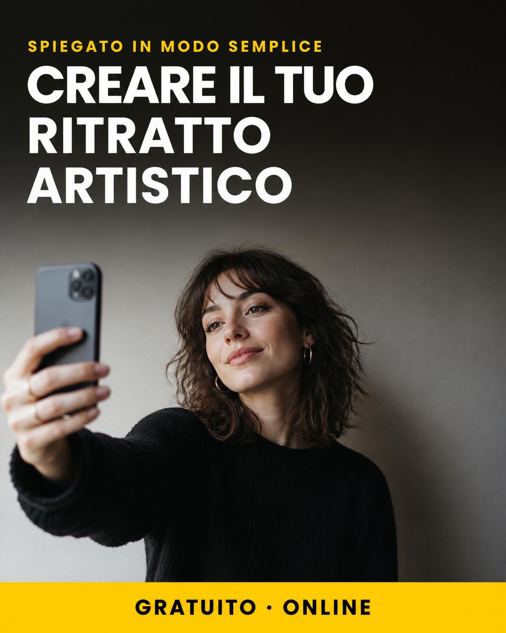 Locandina del corso: Creare il tuo ritratto o avatar artistico