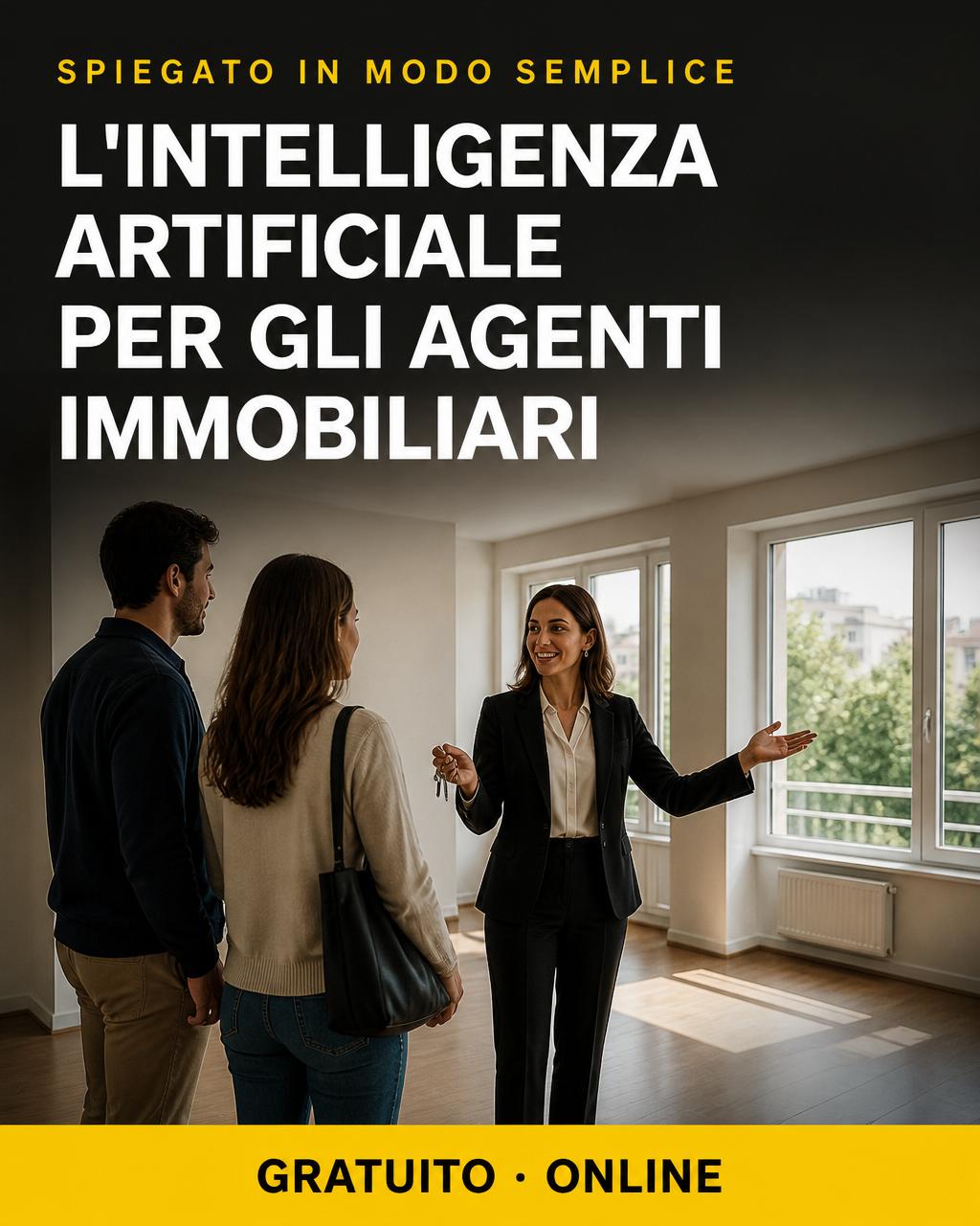 Locandina: IA per agenti immobiliari — le basi
