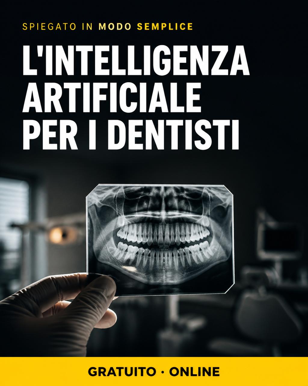 Locandina: IA per dentisti — le basi