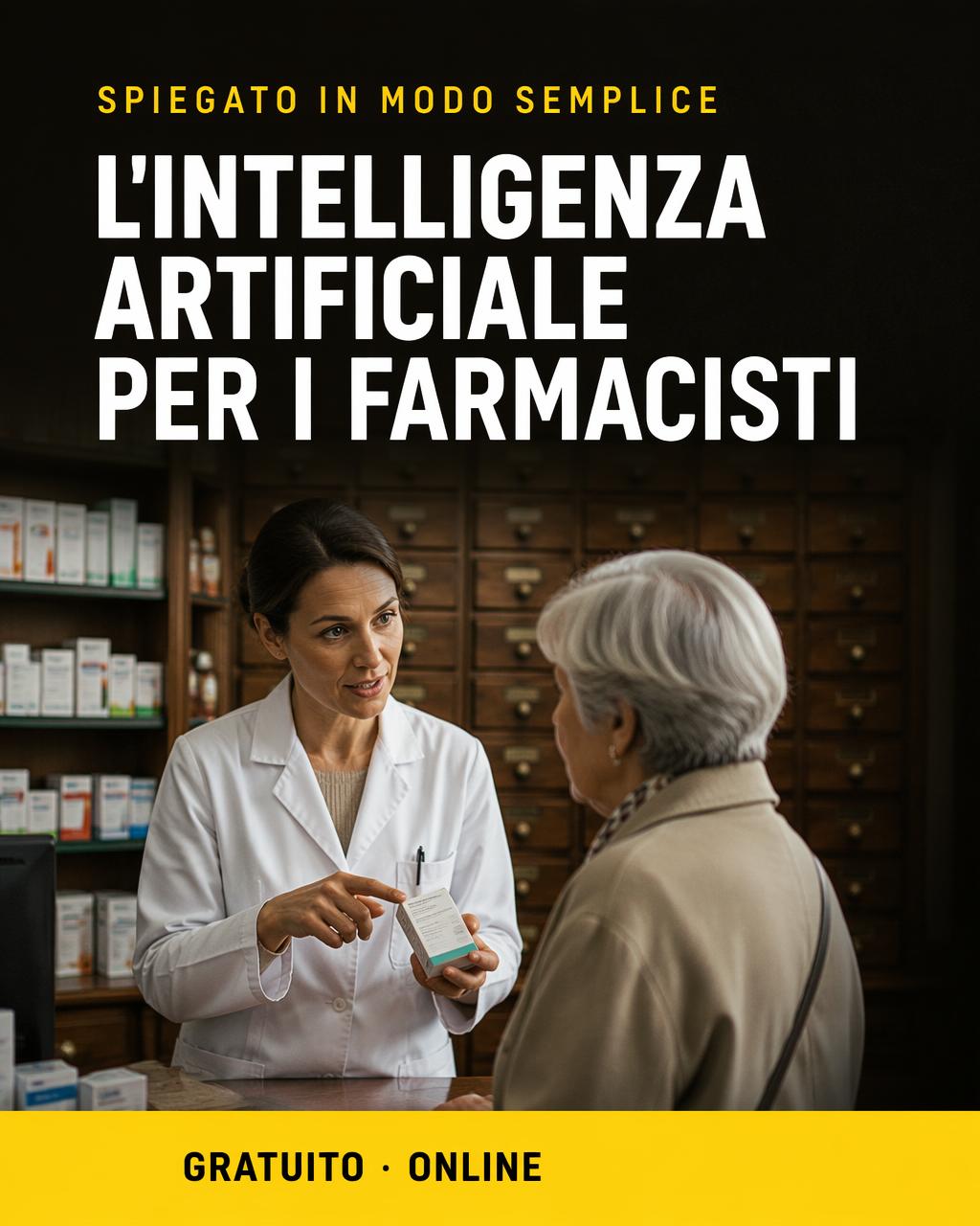 Locandina: IA per farmacisti — le basi
