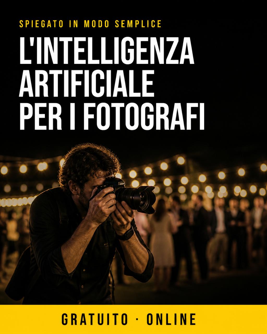 Locandina: IA per fotografi — le basi