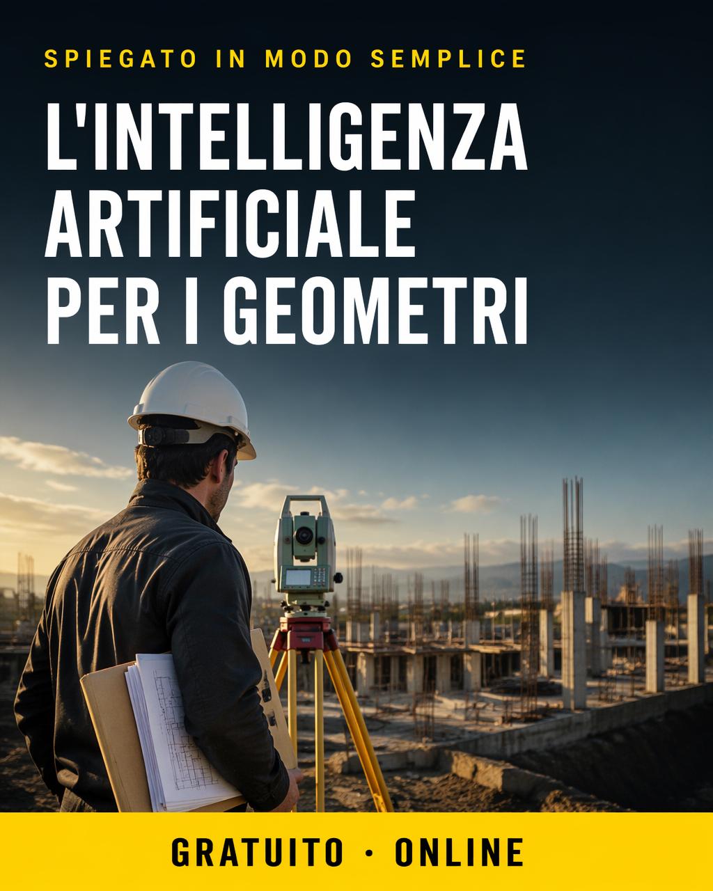 Locandina: IA per geometri — le basi