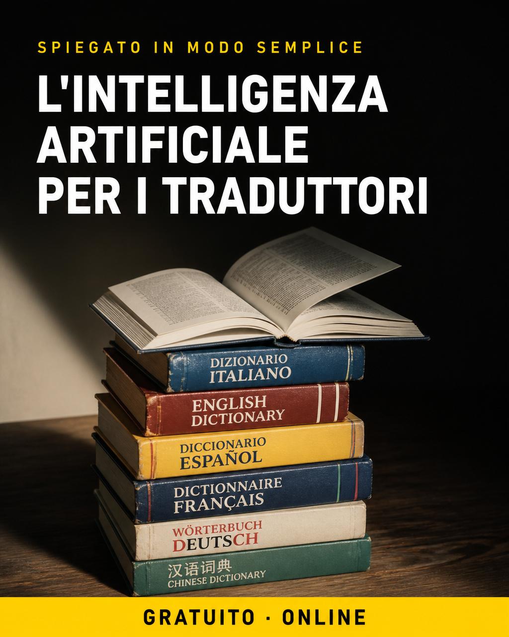 Locandina: IA per traduttori — le basi