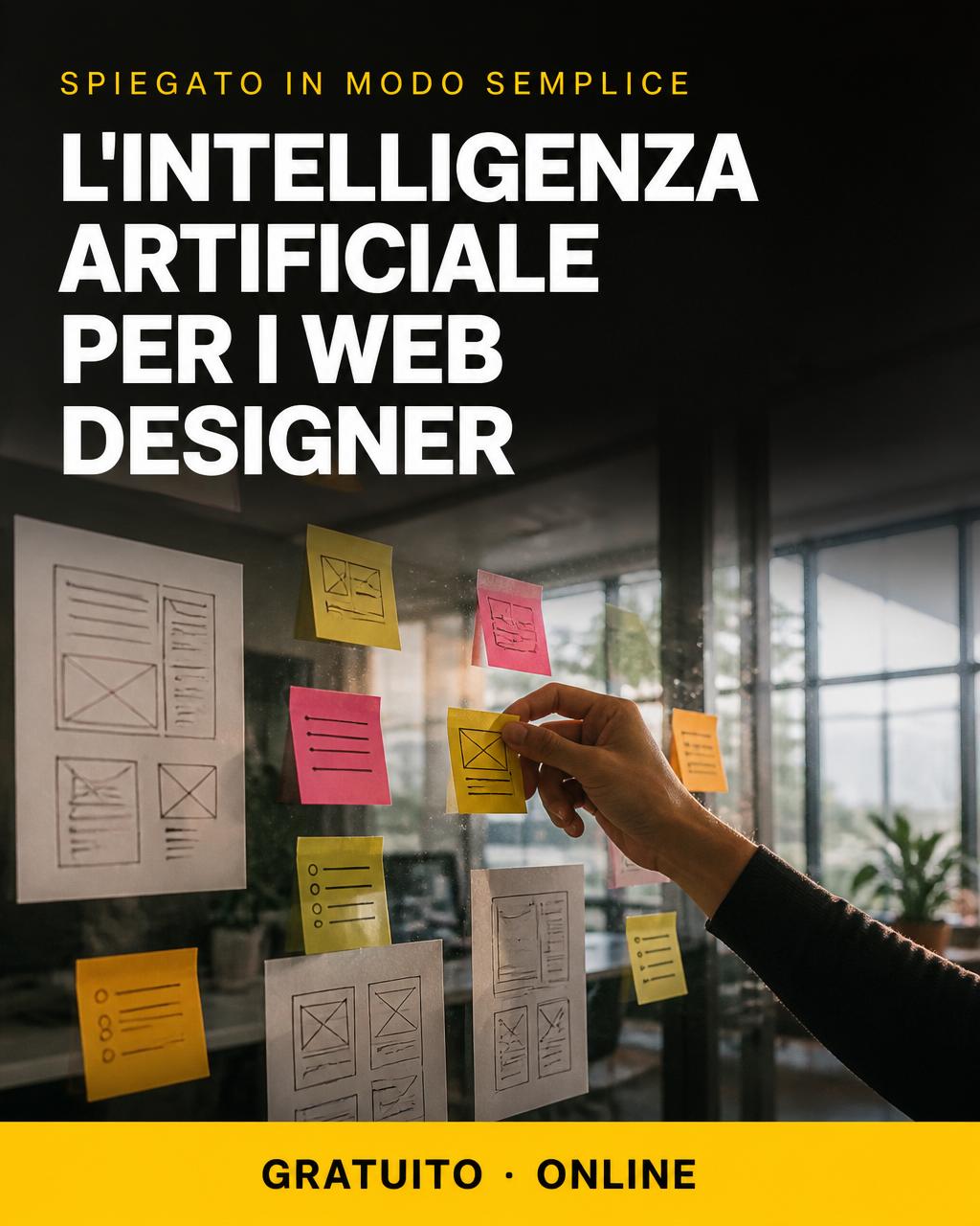 Locandina: IA per web designer — le basi